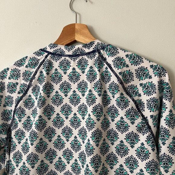 NWT Cabana Life Coastal Crush Zipper Rashguard Top UPF Sun Protection Women's XL - Picture 10 of 10